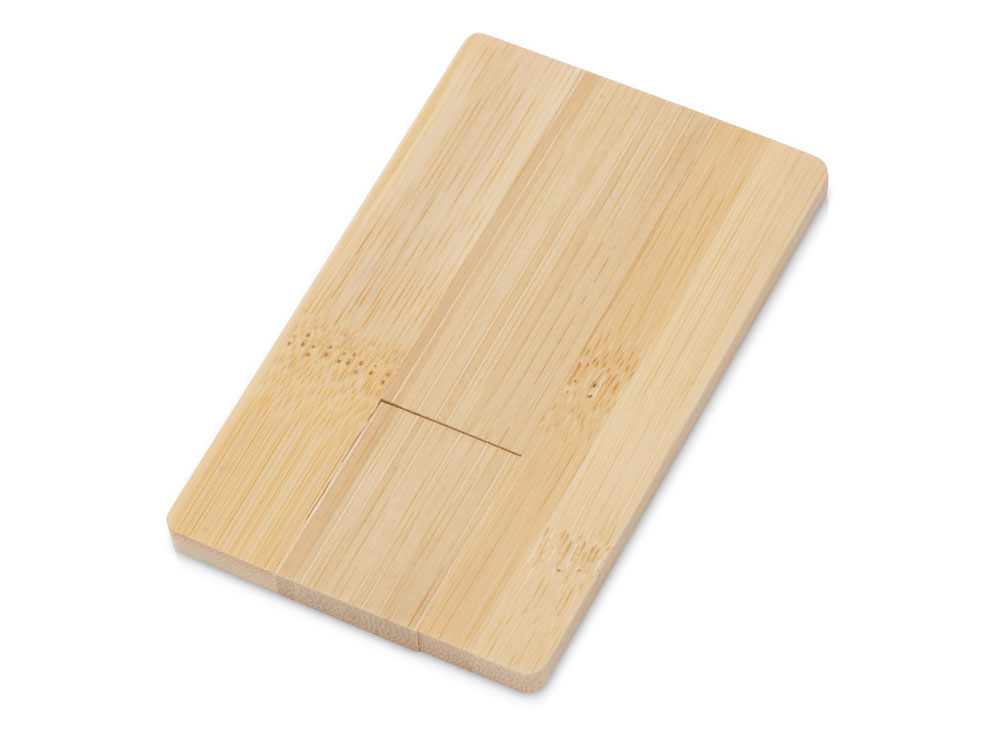 USB 2.0- флешка на 32 Гб Bamboo Card (натуральный)